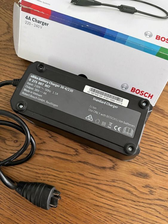 Original Bosch E-Bike Ladegert 36V 4A  Fr Activ Line Ab 2. Generation,  Art.-Nr. 11620119184 Akku Bosch