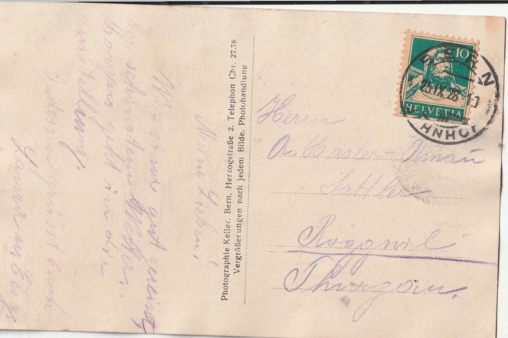 Cartoline postali: Berner Münster – Usato da Lumbrein venduto da made02 1