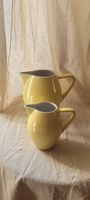 Pots Rössler vintage jaune - 2 pièces