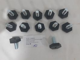 Bodenausgleichsschrauben M10x30, 30x30 mm 12Stück