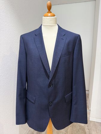Tommy Hilfiger Sakko Gr. 52 Navy Blau Schurwolle