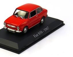 Fiat 850 Berlina Phase I 1964-1968 rot 1:43 von Altaya / IXO