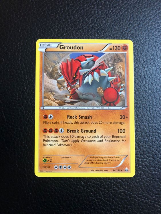 XY Primal Clash Groudon rare 84/160 Ab 1 | Kaufen auf Ricardo