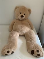 Stofftier Teddybär gross beige guter Zustand