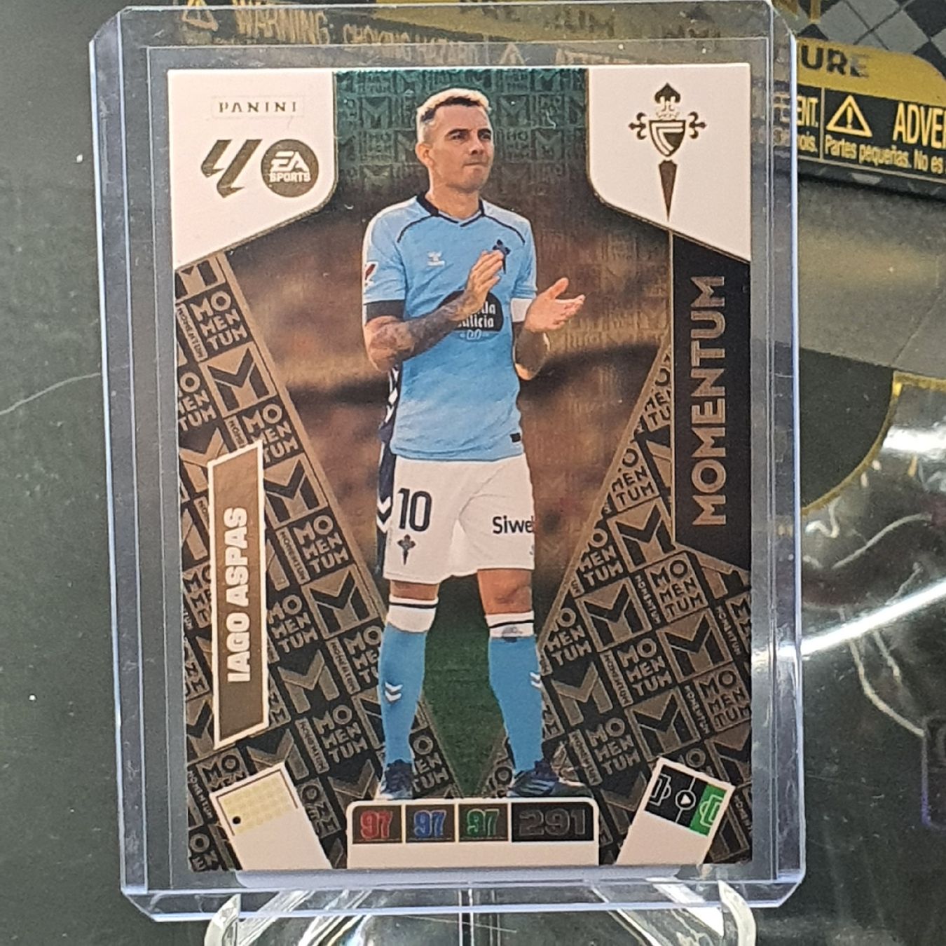 Panini Sammelbilder & Trading cards: Carte de collection Iago Aspas Panini Momentum – Neu (gemäss Beschreibung) aus Vevey von ros2