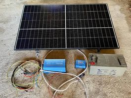 Mobile Solarset-Anlage zu verkaufen 