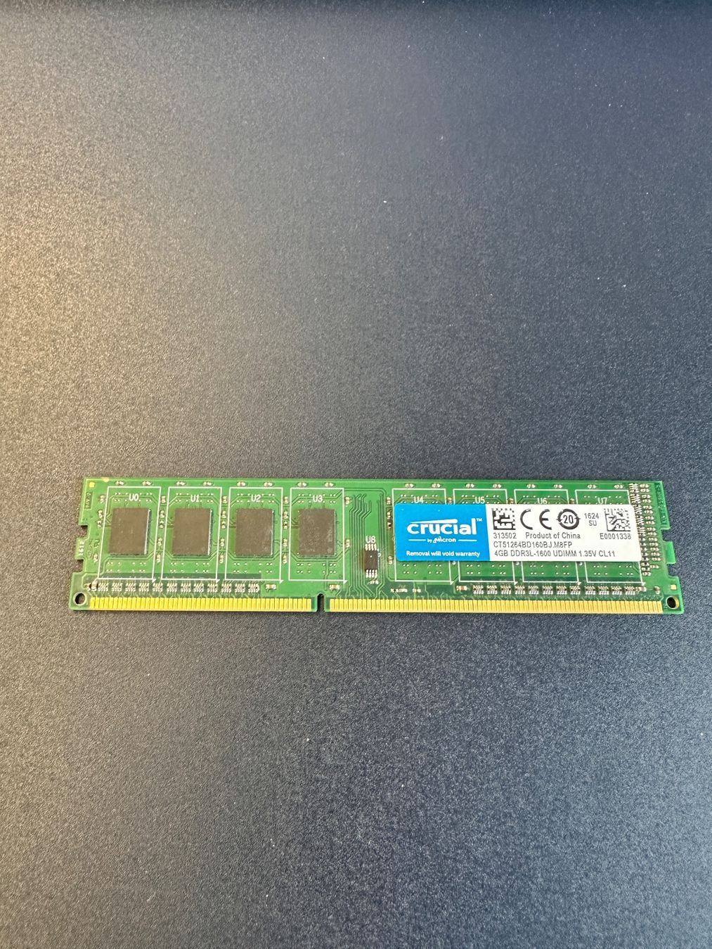 Crucial Memory / RAM: Crucial DDR3 RAM 1x4Gb – Gebraucht aus Luven von Eletto