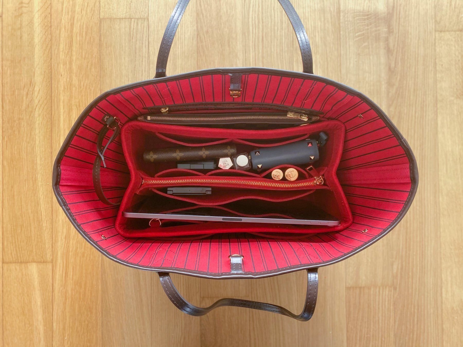 Borse da donna: Organizer mit Fächer Geldbeutel Einsatz Tasche Nevefull MM – Nuovo e nell'imballaggio originale da Kriens venduto da hannaandkiko 5