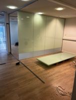 Glaswandelemente mit 3 Türen komplett