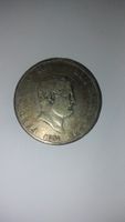 Alte spanische Münze, 100 Centimos, Jahr 1869, 