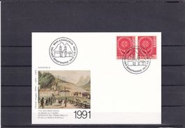 Tag der Briefmarke 1991 Einsiedeln 29.11.-1.12.1991