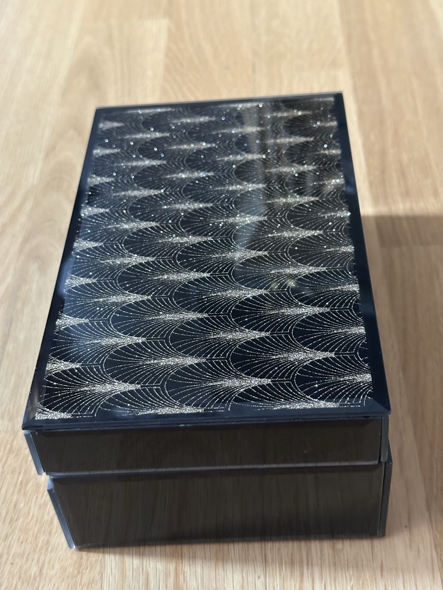 Portagioie: Schmuck Schatulle mit Glitzernden Optik – Nuovo (secondo la descrizione) da Basel venduto da Ivana_4 2