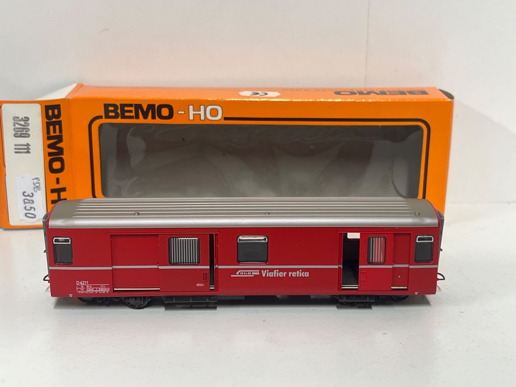 Bemo Modelleisenbahnen: Bemo 3269 118  D4211 RhB H0m – Gebraucht aus Neuenhof von ludovicco 1