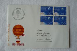 1964 Ballonfahrt für Pro Juventute, Lausanne