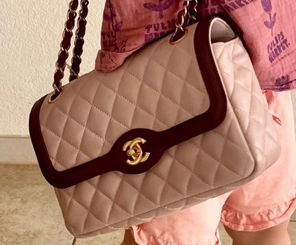 Chanel Borse da donna: Vintage Chanel Classic Singleflap Rosa / Bordeaux – Usato da Niederhasli venduto da stessence 3