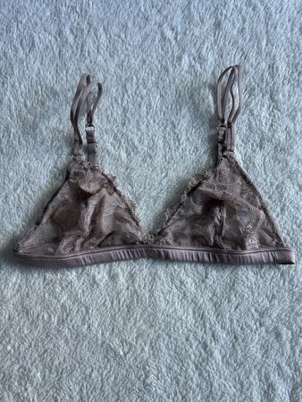 BH mit Spitze, Grösse S, Beige