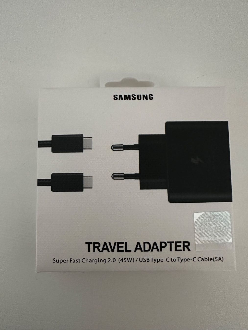 Samsung Caricabatterie: Samsung 45Watt Ladegäret mit Kabel – Nuovo e nell'imballaggio originale da Wohlen AG venduto da OnlineMarket55