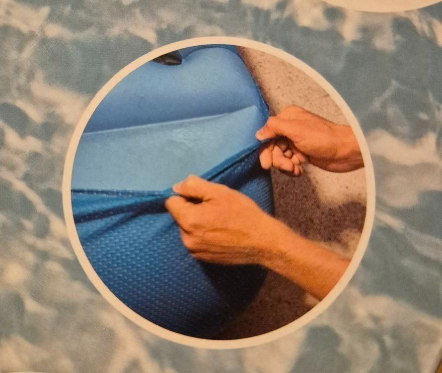 Schwimmringe: Blissful Drifter Poolmatte mit Textilbezug NEU – Neu und originalverpackt aus Liebefeld von DekoBrokland 3