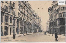 Geneve - Rue des Allemands - animee