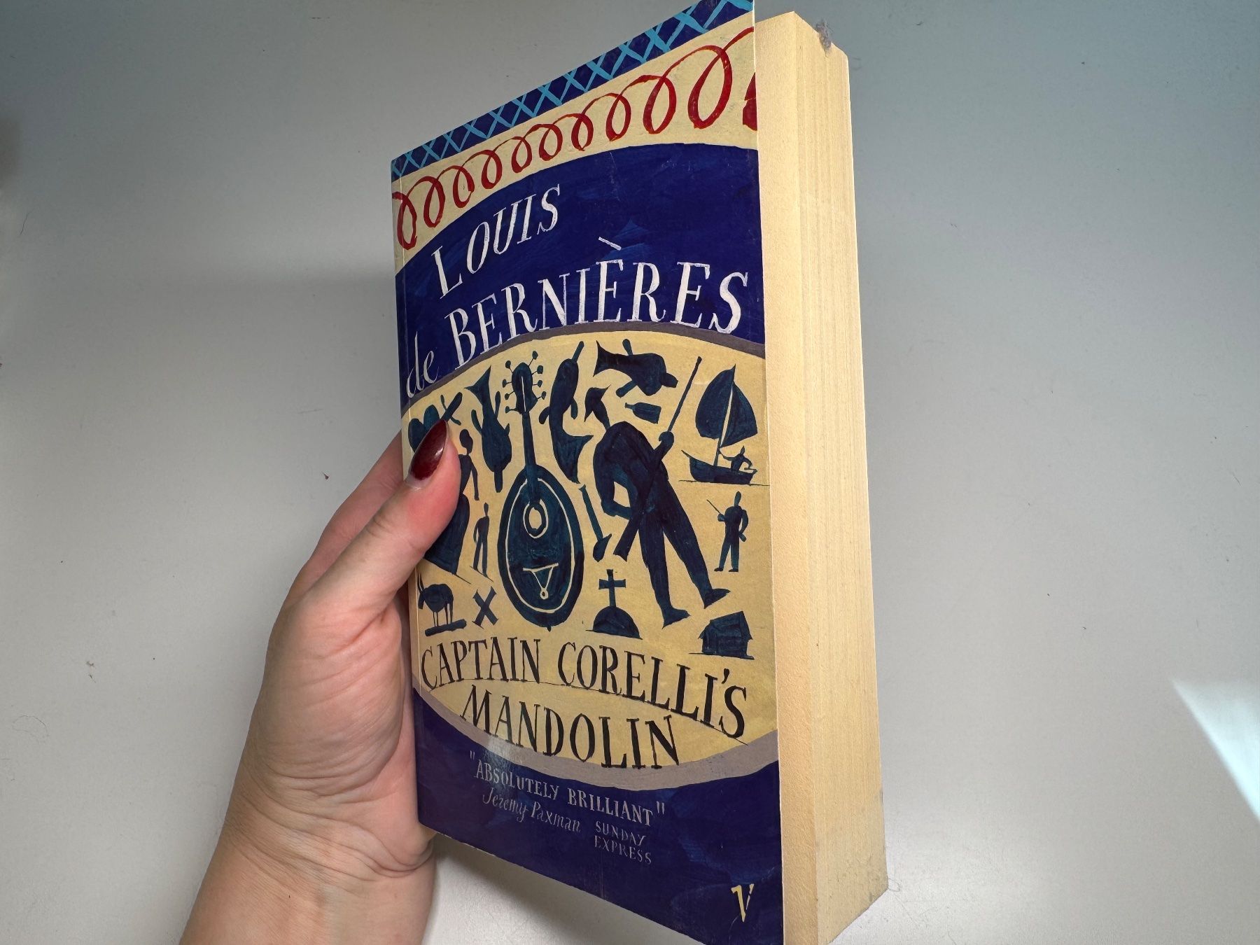 Libri: NOVEL: Louis de Bernieres, Captain Corellis Mandolin – Usato da Grosswangen venduto da English_books 1