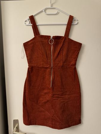 Robe d'été en velours côtelé rouille - Taille M - Neuf! (52)
