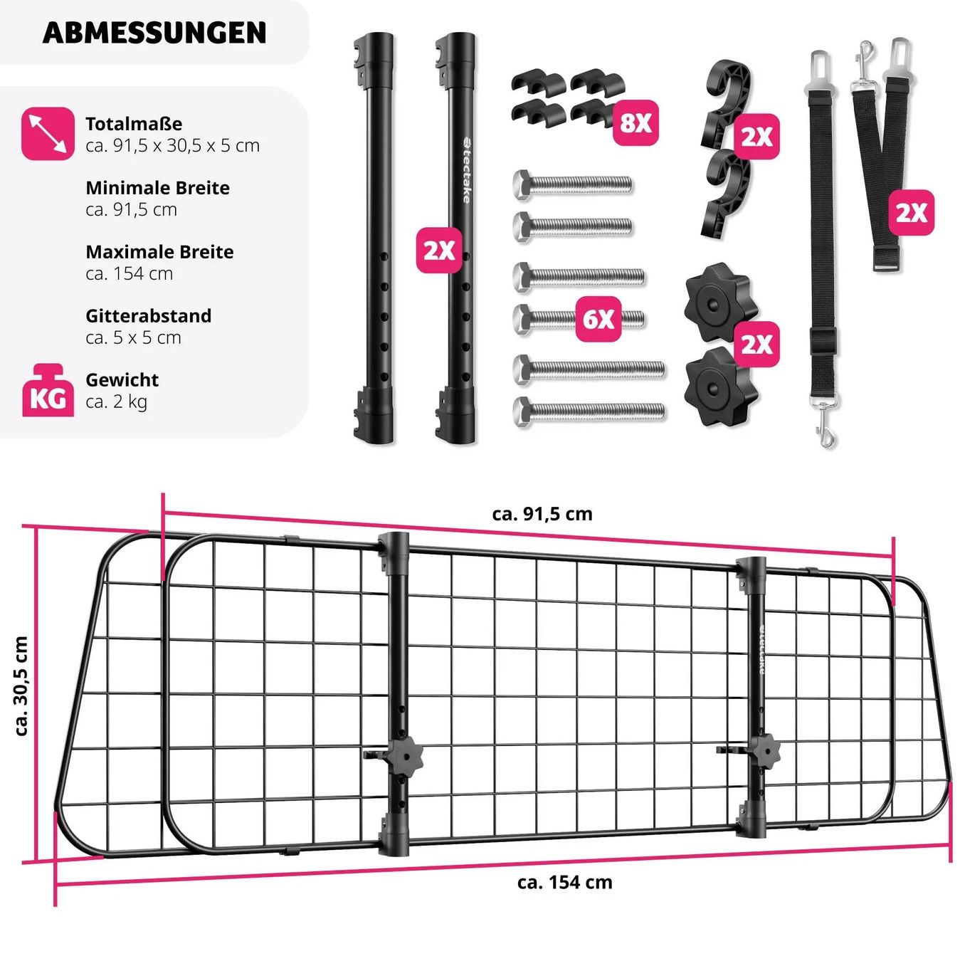 Gabbie, trasporto & Sicurezza: Hundeschutzgitter – Nuovo e nell'imballaggio originale da Abtwil SG venduto da latschii_89 1