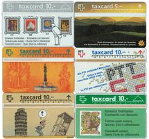 6 Taxcards ungebraucht