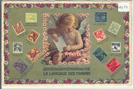 Briefmarkensprache - Le Langage des Timbres - Engel - Litho