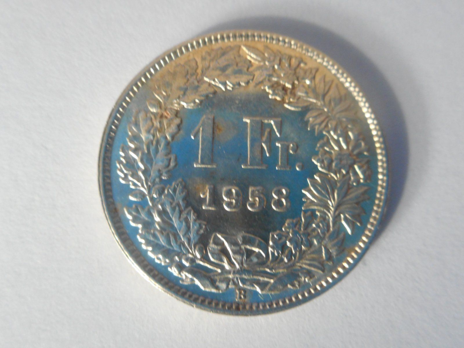 Tutti le monete: 1 Fr. 1958 silber  unz – Nuovo (secondo la descrizione) da Kriegstetten venduto da pizlad2010