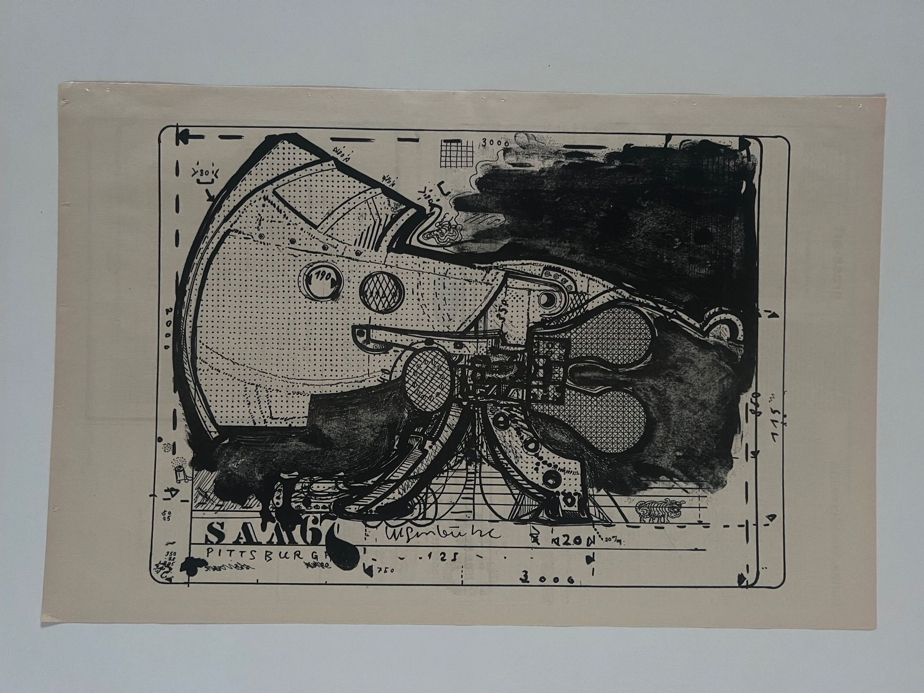 Grafica & Litografie: Bernhard Luginbühl, PressArt – Usato da Rain venduto da Pic-Ass