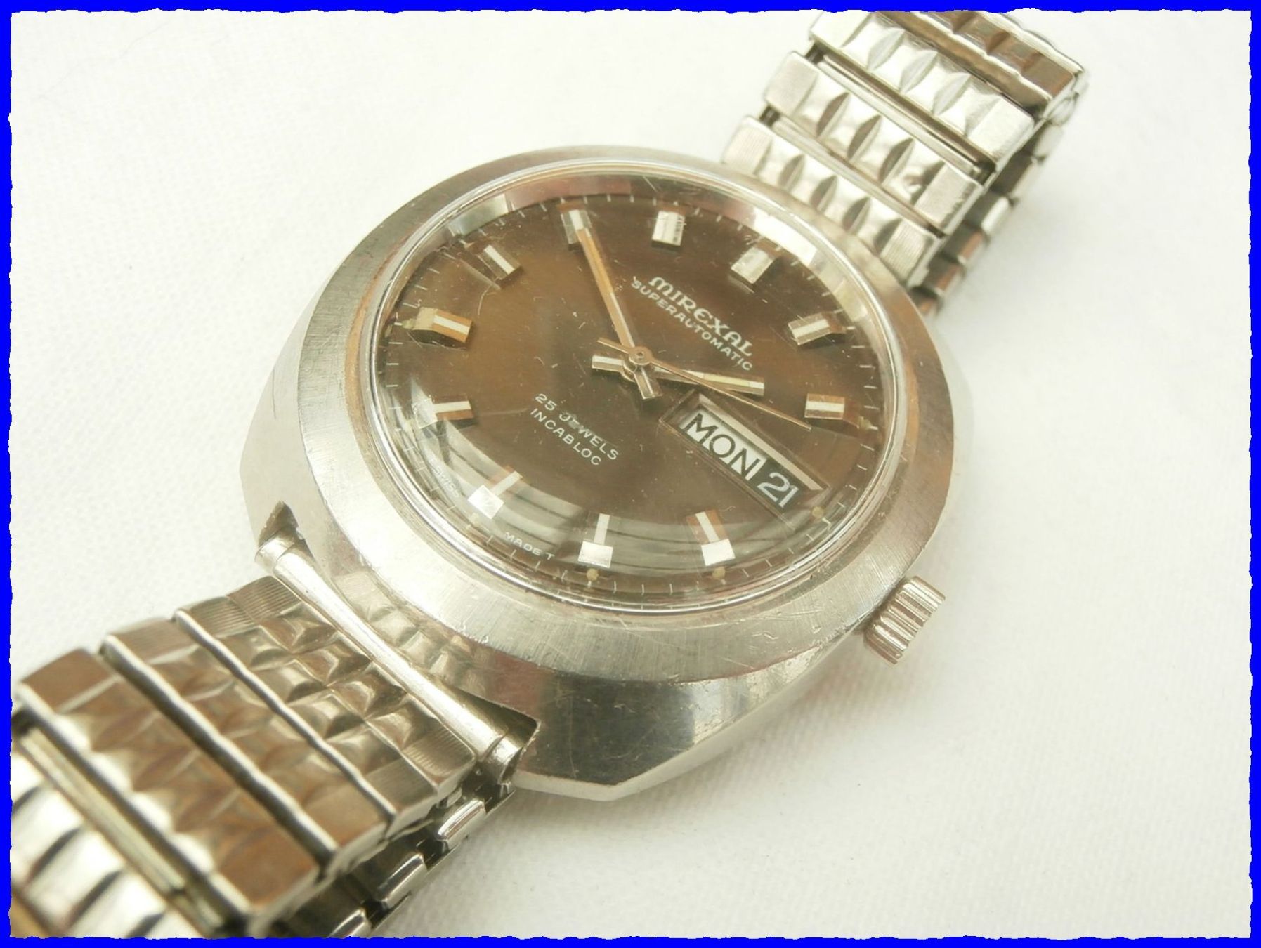 Mirexal Orologi: MIREXAL Superautomatic Day/Date Herrenuhr - Top Zustand – Usato da Worblaufen venduto da Re_mo81 7