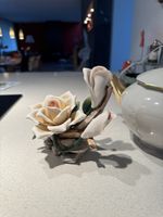 Capodimonte Porzellan Rosen selten