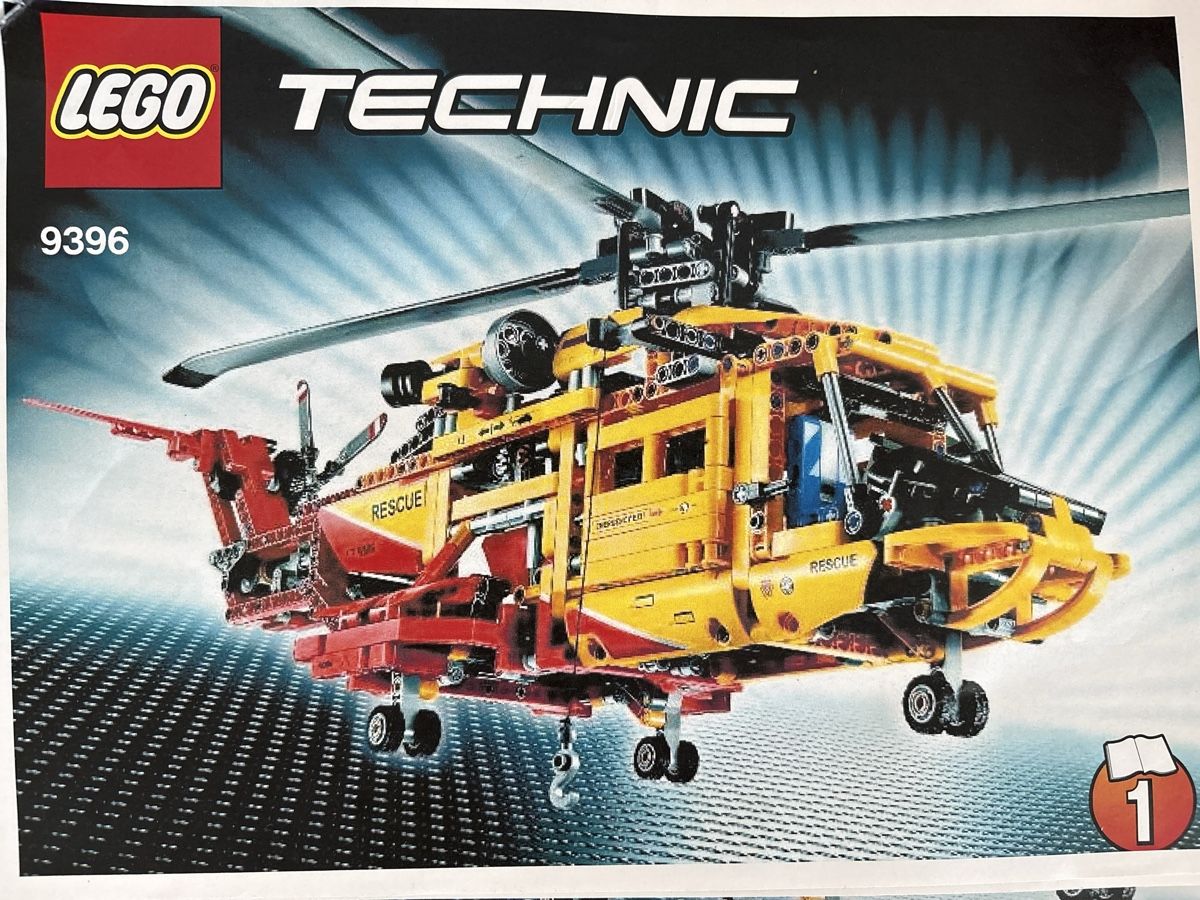 Lego Kit di costruzioni: LEGO Technic 9396 Helicopter mit Anleitungen – Usato da Uster venduto da Carpenter1 1