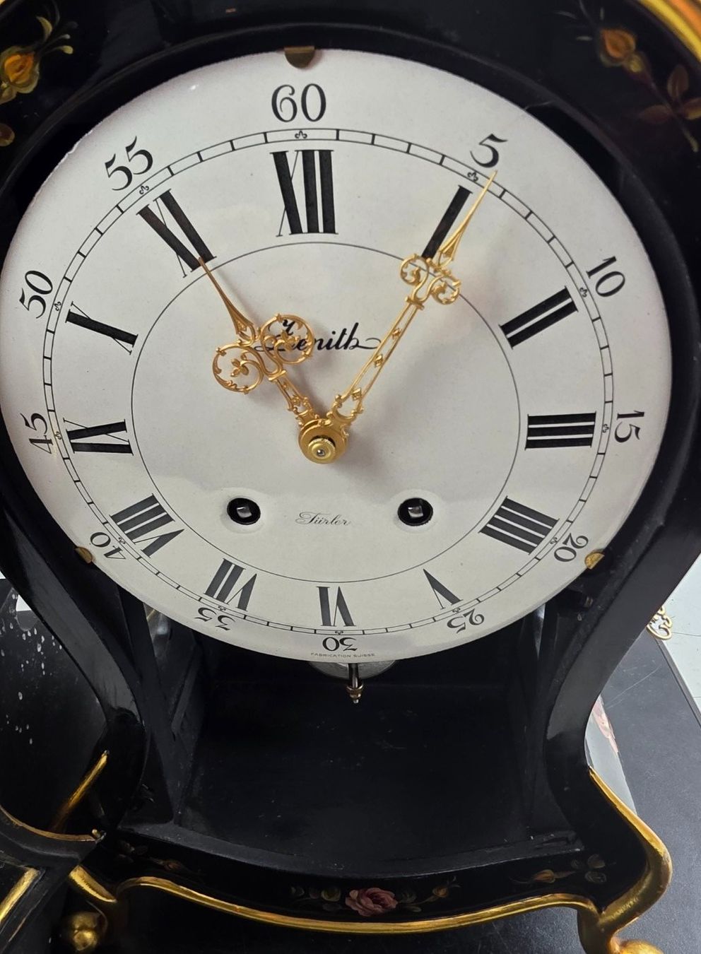 Zenith Orologi da terra & Orologi da parete: Antike Zenith Pendule – Handbemalt – Usato da Flums venduto da Flumsantik 1