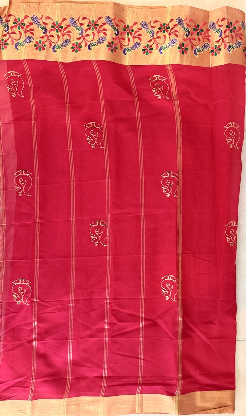 Kleider: indischer/tamilischer Sari rot – Neu (gemäss Beschreibung) aus Wichtrach von Alyasahana 3