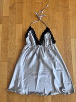 Nachtkleid, lila-seiden, Grösse S