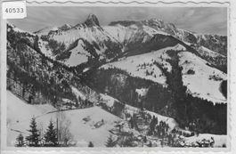 Les Avants - vue generale en hiver im Winter