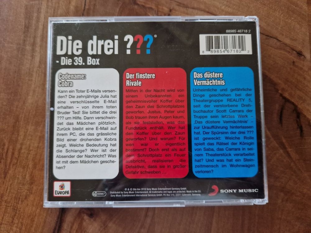 CD: CD Die drei ??? Fragezeichen - 3er Box Nr. 39 – Usato da Giswil venduto da monimaus08 1