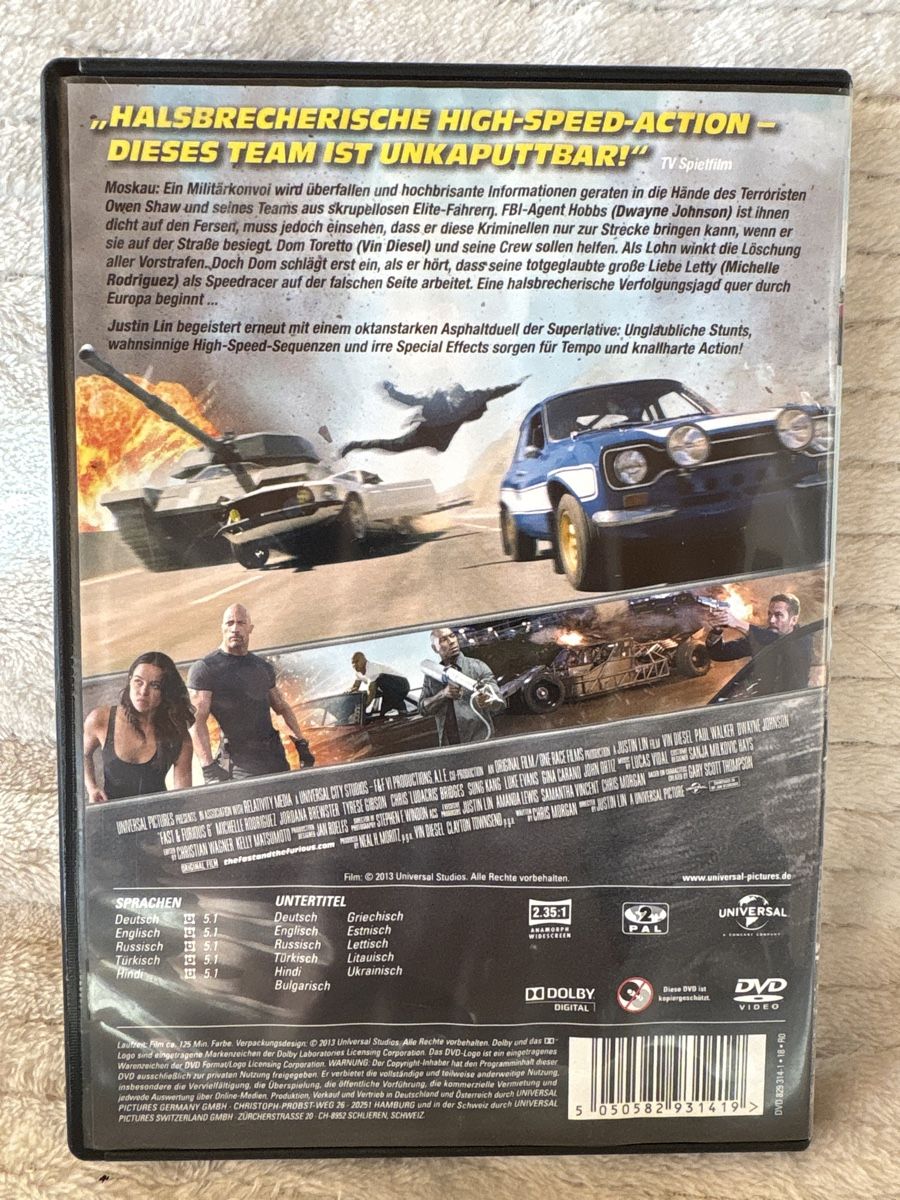 Tutti i DVDs: DVD Fast & Furious 6 – Usato da Rümlang venduto da euqinom16 1