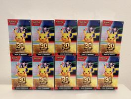 Pokémon 10x 30 Jahre Booster Bundle DE