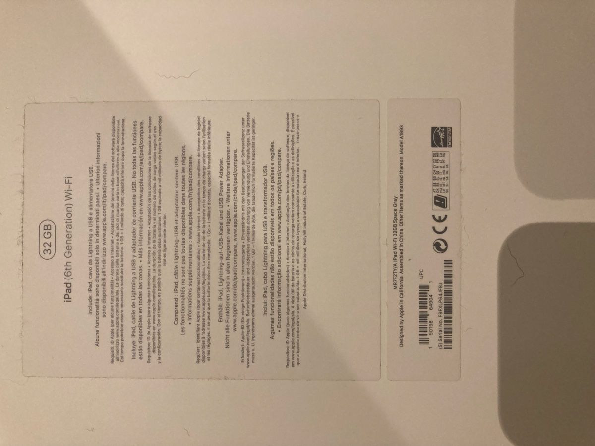 Apple Tablet PC: IPad 6. Generation 32GB – Gebraucht aus Wald ZH von Aopus 2