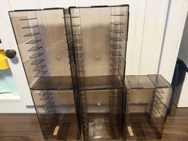 5 Boxen für Audiokassetten von Boneco swiss gebraucht