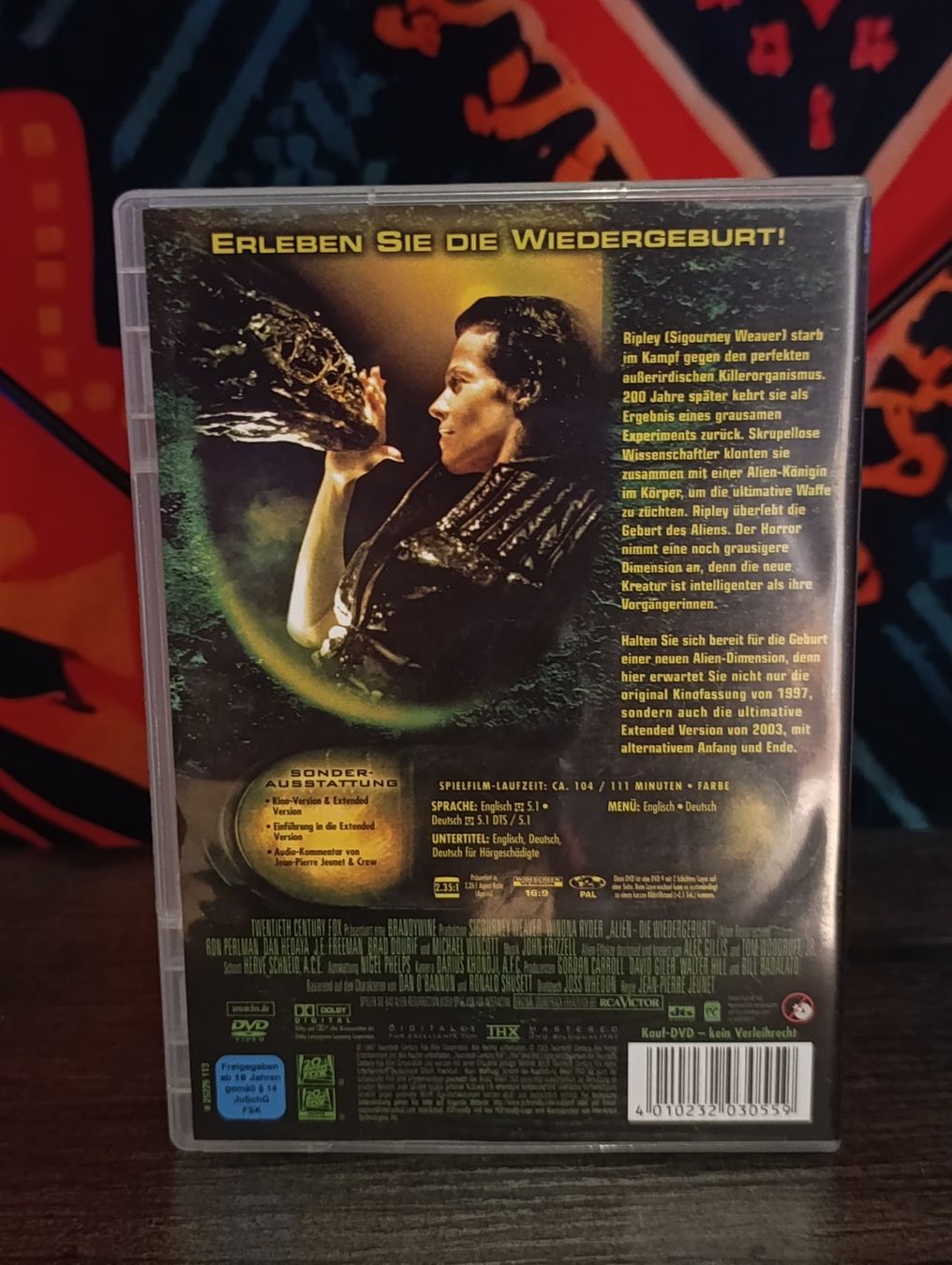 Tutti i DVDs: Alien: Die Wiedergeburt DVD - Sci-Fi | Geprüft A-Post – Usato da Frenkendorf venduto da Hafen_Ecke_CH 1