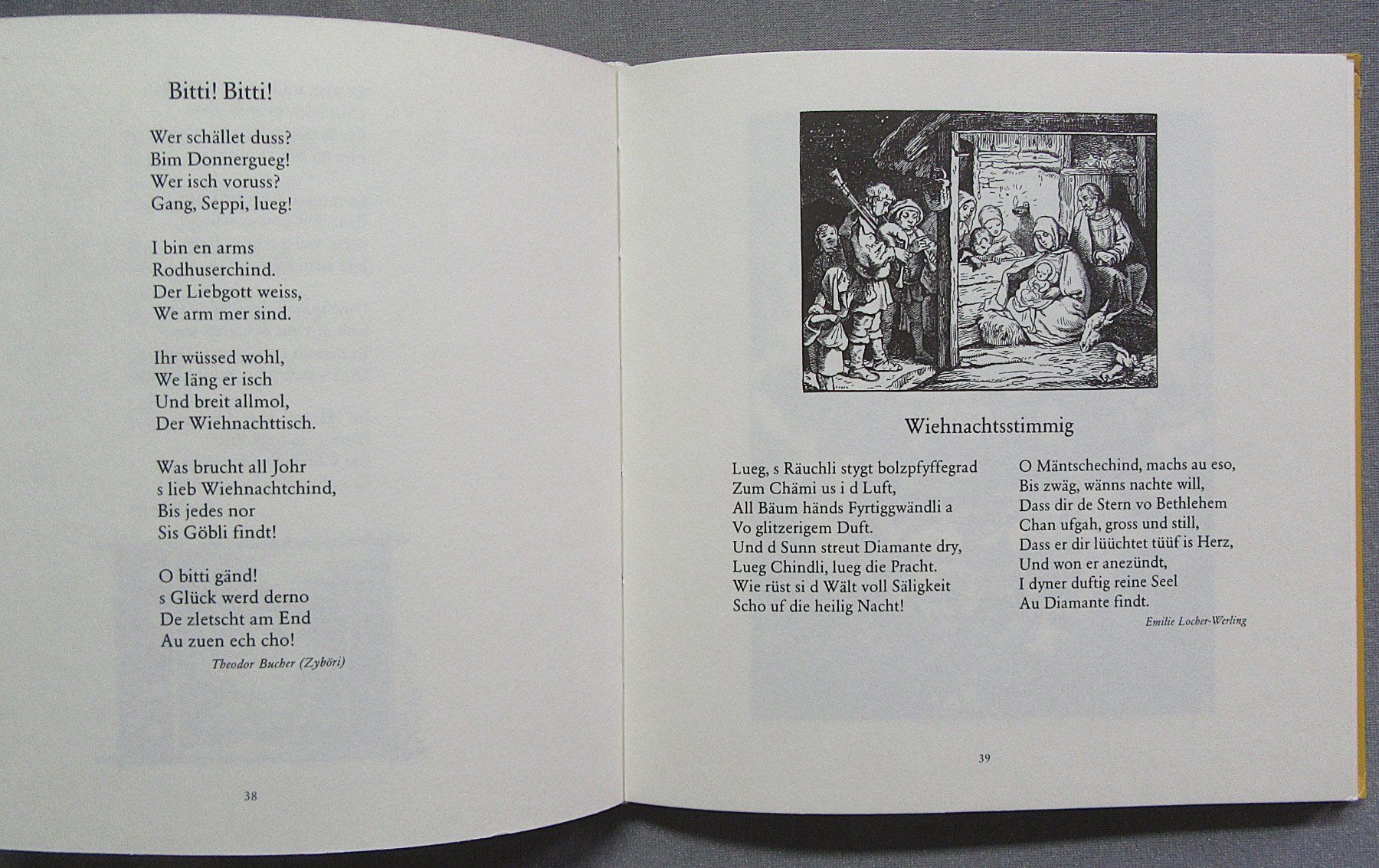 Libri: s Christchindli - Schwizerdütschi Gedichtli Liedli Sprüchli – Usato da Auenstein venduto da Padabimbim 3
