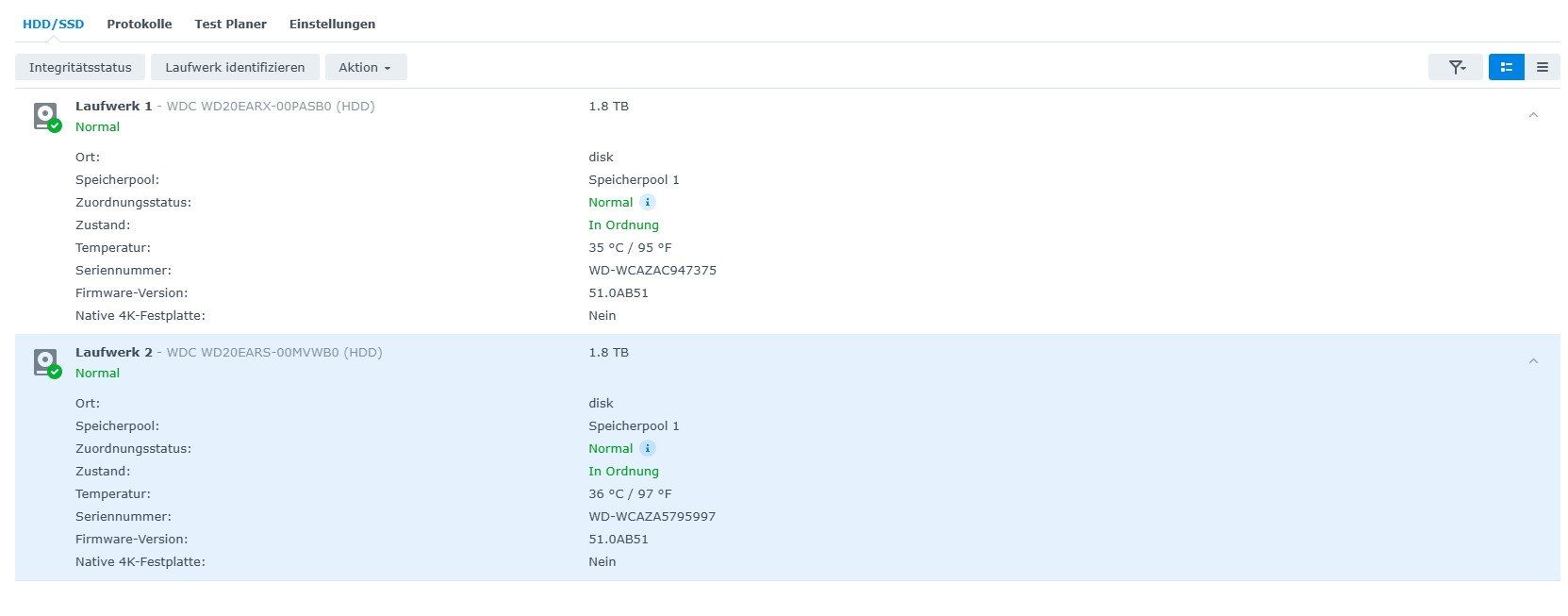Synology Server: Synology DiskStation DS214play NAS Server - 2 x 2TB – Gebraucht aus Schöftland von Snacketti7 5