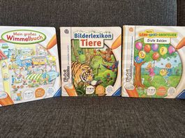 3 Tiptoi Bücher  Wimmelbuch, Tiere & Erste Zahlen