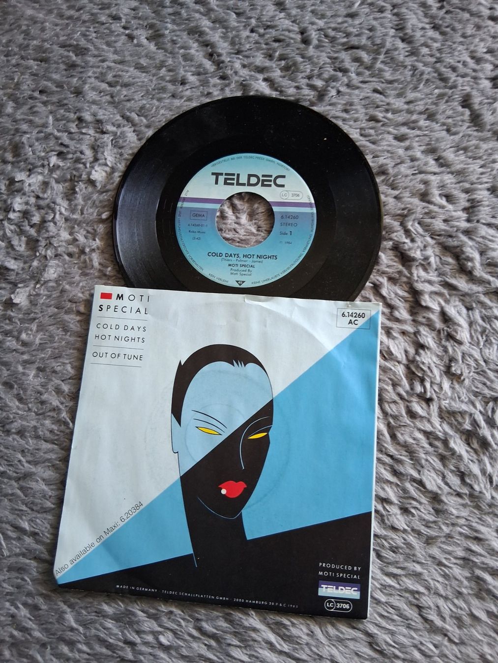 Schallplatten: MOTI SPECIAL     COLD DAYS HOT NIGHTS   7NER SINGLE – Gebraucht aus Wetzikon ZH von Ramones01