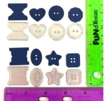 Sciablone: Neues Set Stanzschablonen Knöpfe – Nuovo e nell'imballaggio originale da Effretikon venduto da wenuss 3