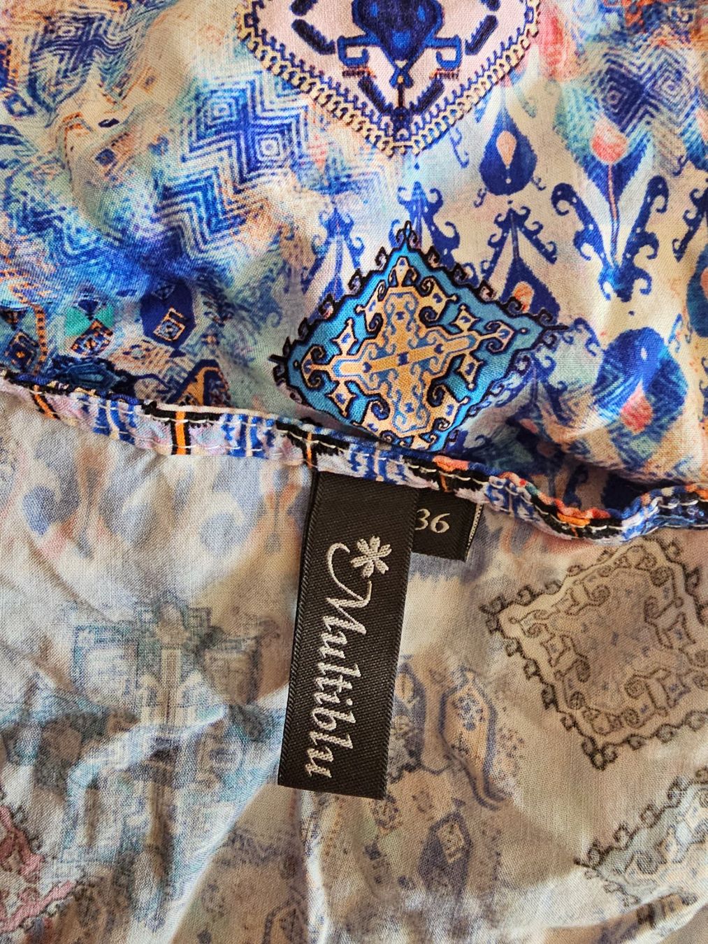 Blusen: Bluse Shirt von Multiblu gemustert Gr. 36 – Gebraucht aus Füllinsdorf von Sunnebliemli7 4