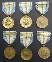 USA komplettes Set der sechs Armed Forces Reserve Medals